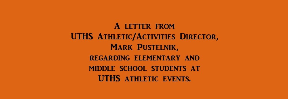 UTHS athletics letter graphic