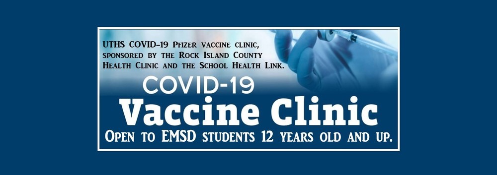 Vaccine Clinic available to EMSD students ages 12 and up.