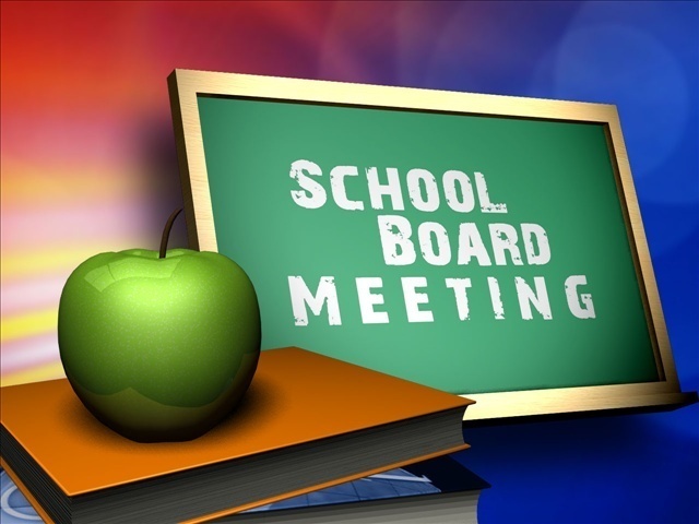 School Board Meeting graphic
