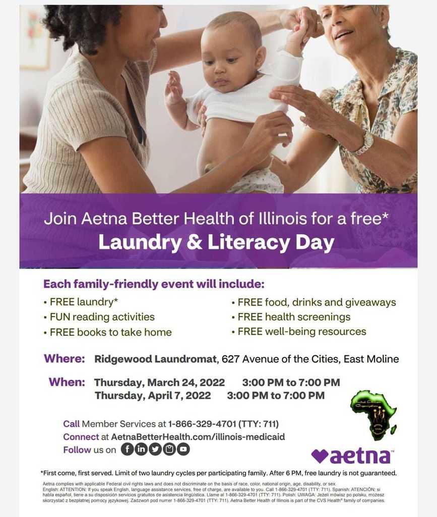 laundry and literacy day flyer