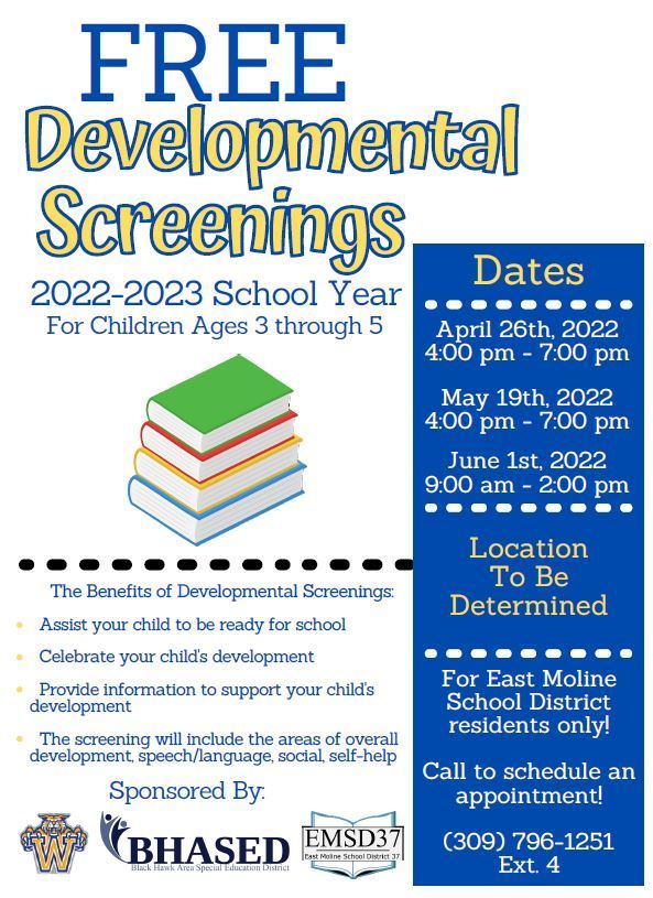 developmental screening graphic