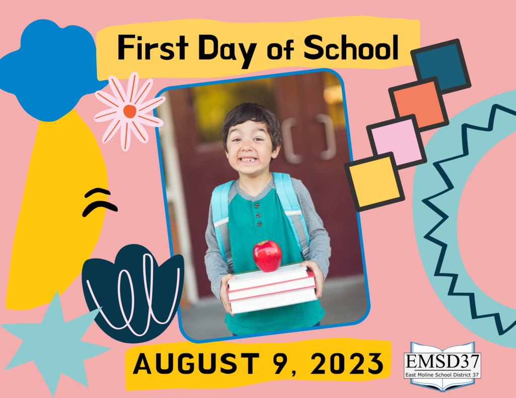 first day of school graphic
